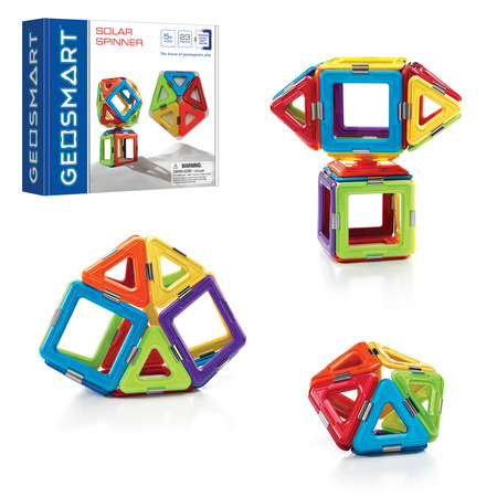 GEOSMART™ Solar Spinner, Magnetic Building Set GEO200US